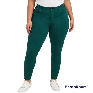 Torrid Bombshell Skinny Jean in Super Soft Green